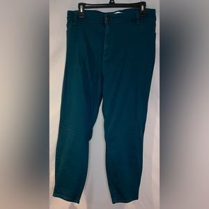 Celebrity Pink Teal Jeans, Size 24